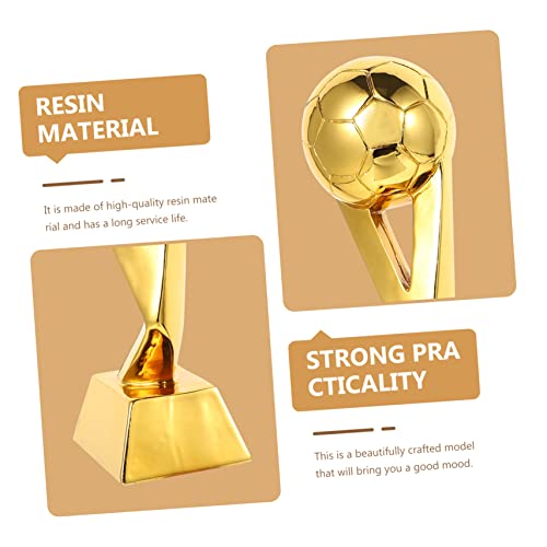 Hemoton 1 Peça De Decoração De Futebol Troféus De Futebol Para Crianças Troféu De Futebol Prêmio De