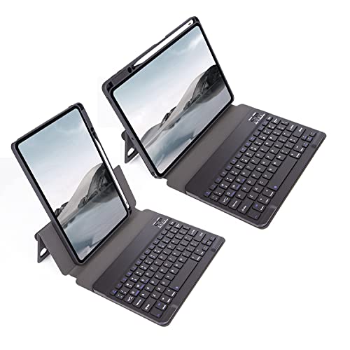 キーボードケース iPad 9.7インチ iPad 2018 (第6世代) - iPad Pro 2017 (第5世代) - iPad Air 2/1 マグネット式 横型縦置きスタンド フォリオケース 取り外し可能 ワイヤレス Bluetooth 日本語キ