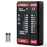 Mcbazel Tester di Rete, RJ45 RJ11 Tester Cavi LAN per Patch Cavi, Tester per Cavi Telefonicoe Linee