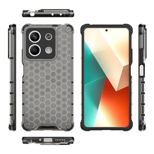 Image of Glasgow Back Case Cover Compatible with [ Mi Redmi Note 13 5G ] (Stylish Design) - Black