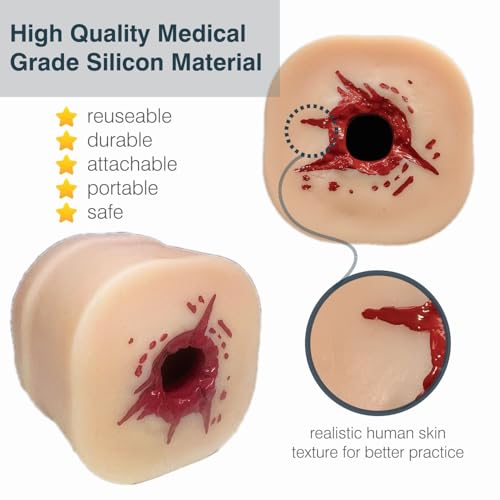 Image of 【Wound Tourniquet Bleed Stop Training KIT】- 7 in 1 Wound Bleed Stop Kit - Stop The Bleed Practice Kit - Blood Control Kit for Medical Education -