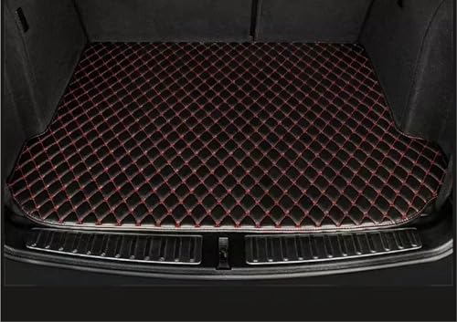 Tapis de coffre pour Toyota Yaris 2008-2013 en noir et rouge cargo liner de remplacement - 2