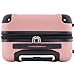 Travelers Club Chicago Hardside Expandable Spinner Luggage, Rose Gold, 20