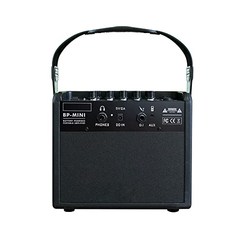 Acoustic Guitar Amplifier, 30 Watt Bluetooth Speaker Rechargeable Portable Acoustic Guitar Amp With Reverb Chorus Effect,3 Inputs, Black #TOP5