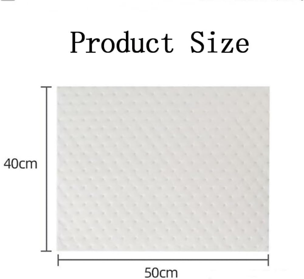 Tamponi Assorbenti Per Fuoriuscite, 100 Pezzi Fogli Assorbenti Olio Pesante 50x40 Cm Per Fuoriuscite D'olio Fogli Assorbenti Olio Tamponi Per Olio Per Casa, Garage, Cantina, Ristorante-100 Pieces||2mm