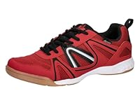 Lico Unisex Fit Indoor Hallenturnschuhe, Rot/Schwarz, 41 EU