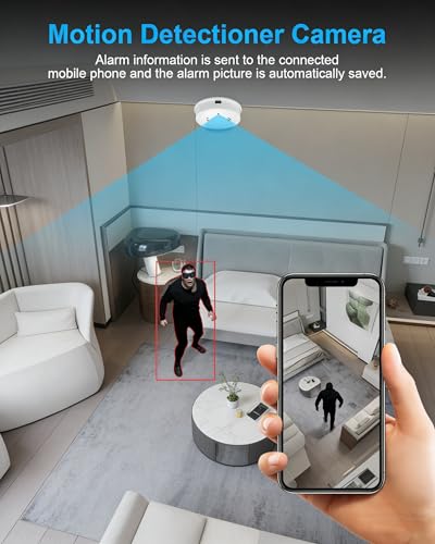 Kestanlora WiFi HD 1080P Hidden Camera Smoke Detector Wireless Small Nanny Spy Cam for Home Surveillance Security Cameras - image 2