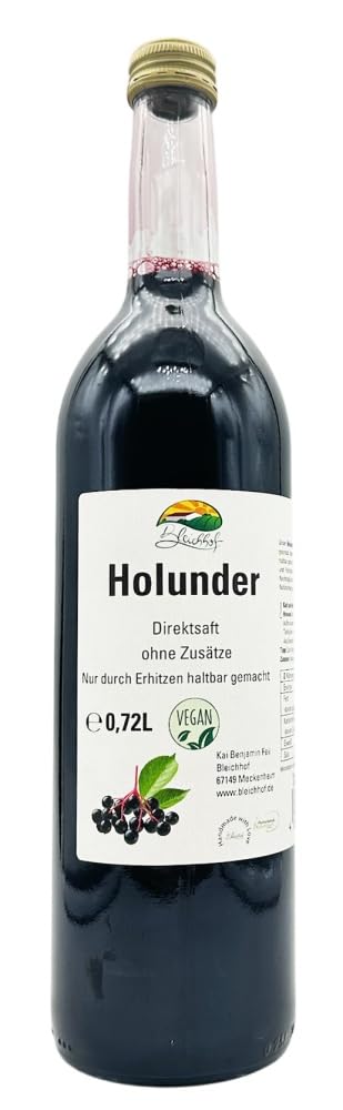 BLEICHHOF® Holundersaft - Direktsaft, vegan (12x0,72l)