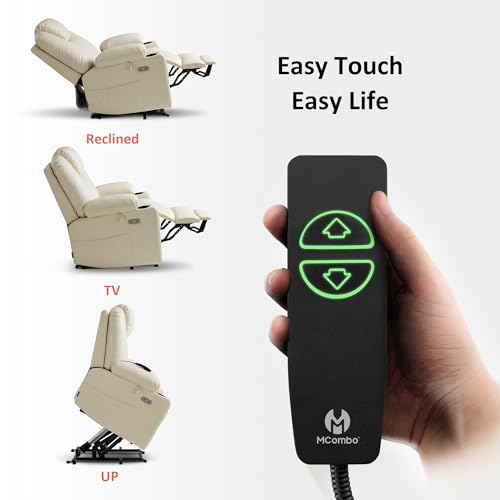 Image of MCombo Power Lift Recliner Chair for Elderly, Heat and Massage 7040(Medium)