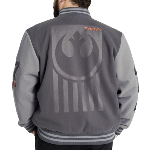 Loungefly Men's Collectiv Star Wars Rebel Alliance Varsity Jacket4