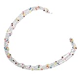 minkissy Cadena de Acero Inoxidable para Hacer Joyas Diy, Segura y Multifuncional, Adecuado para Proyectos de Manualidades y Pulseras Artesanales
