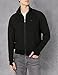 Lacoste Men's High Neck Zip-Up Sweatshirt, Black, Medium