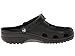 Crocs 10001-001-005 Classic Clogs for Men - Black, 5 Medium