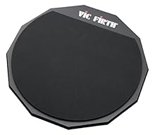 Compact double sided 12" diameter practice pad ideal for improving drum skills at home or on the move One side of soft rubber is ideal for quiet practice One side of hard rubber for intensifying the workout and hearing each stroke as you play Made fr...