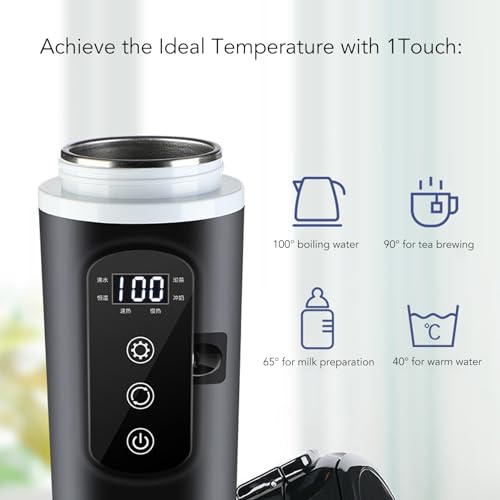 Hervidor Eléctrico Portátil para Auto Control Temperatura miniatura 4