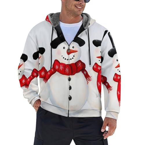 Sweat à capuche pour homme avec doublure polaire idéal pour les sorties hivernales