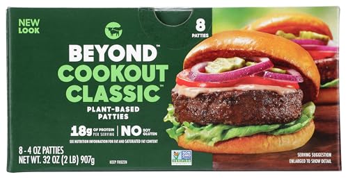 Beyond Meat Cookout Classic Plant-Based Burger Patties, 8 pk, 32 oz
