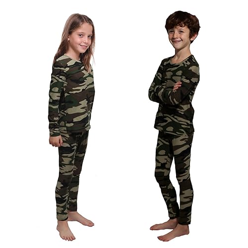 Ultra Dry Thermal Underwear For Kids Long Johns Fleece Lined Leggings And Shirt Boy And Girl Unisex Underwear Base Layer product thumbnail 9