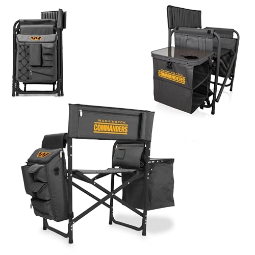 Image of Picnic TIME NFL Unisex-Adult NFL Fusion Camping Chair with Side Table and Soft Cooler, Beach Chair for Adults, Lawn Chair