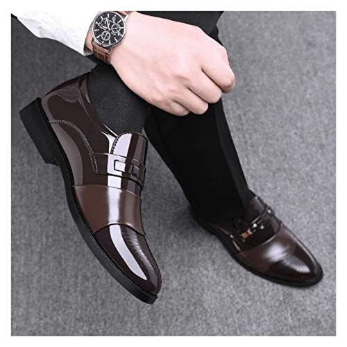LAZIRO Men's Formal Leather Shoes Business Casual Slip-on Shoes3