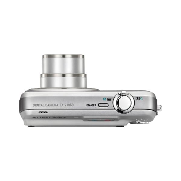 Casio EXILIM EX-Z1050 Digitalkamera (10 Megapixel, 3-Fach Opt. Zoom, 6,6 cm (2,6 Zoll) Display) Silber – Bild 5