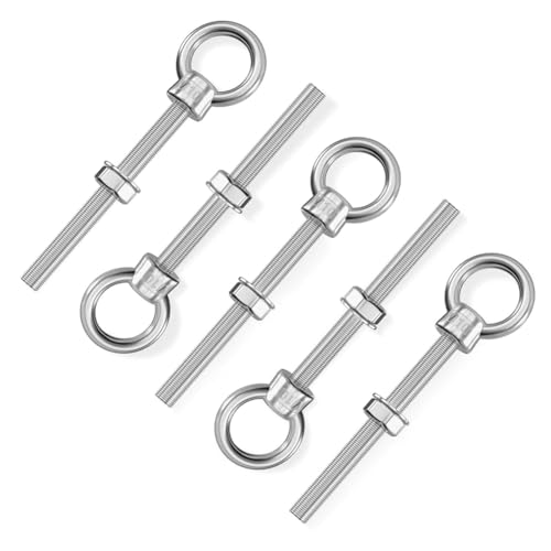Fixations de suspension et boulons à œil mécaniques pour panier oscillant de jardin