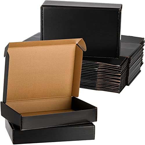 6 X 6 X 2 Inches Small Black Shipping Boxes For Small Business Pack Of 50 Cardboard Packaging Boxes Corrugated Mailer Boxes For Shipping Packaging Storage Craft Giving - View #13