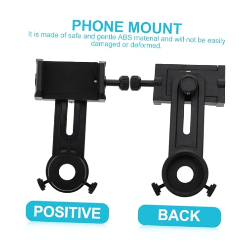 Soporte para fotografía teléfono de ABS con conexión estable para microscopio y binocular 3