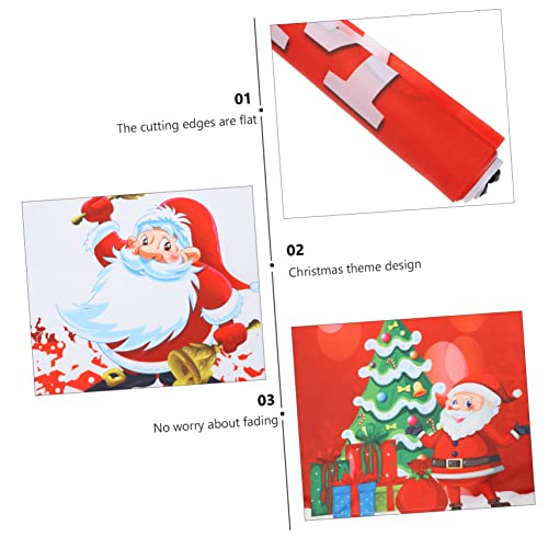 ULDIGI 1 Par De Banners Banners De Feliz Natal Banners De Decoração De Natal Ao Ar Livre Banners Pen