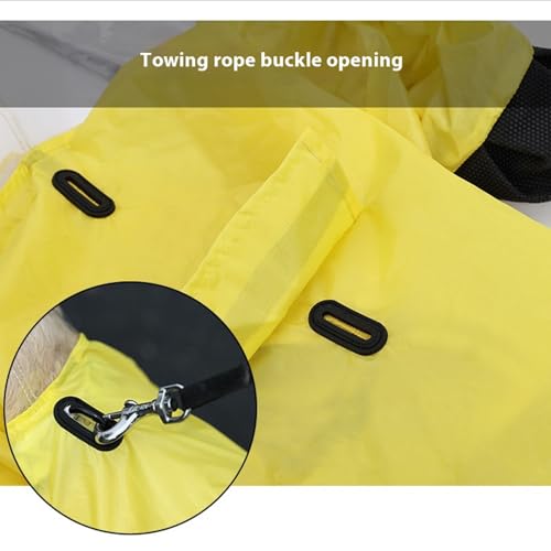 Coupe-vent à capuche transparente légère pour chien de qualité