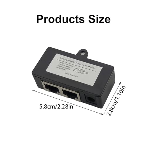 Módulo Power Over Ethernet RJ45 con estándar IEEE 802.3af para cámaras de vigilancia miniatura 6