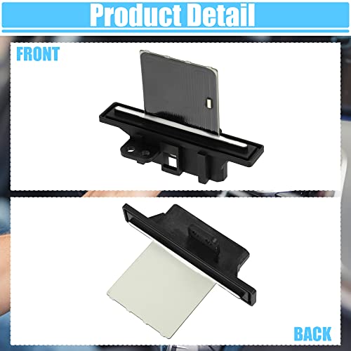 Image of ACROPIX HVAC Blower Motor Resistor Heater Fit for Nissan Sentra - Pack of 1 Black Beige