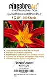 Finestra Art 8x10 Premium Luster Inkjet Photo Paper - 100 Sheets 8.5mil
