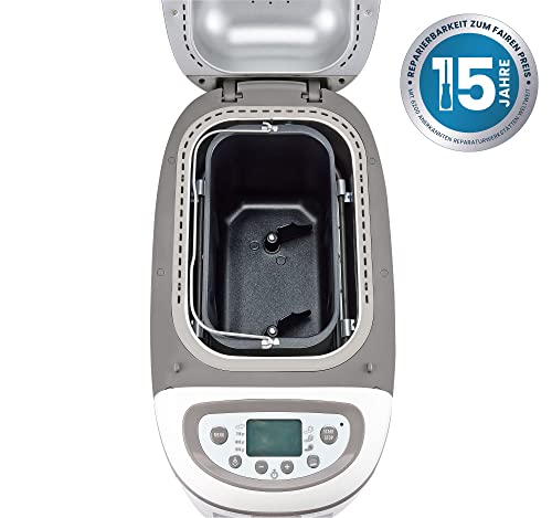 Moulinex OW6101 Home Bread Baguette Brotbackautomat | für bis zu 1,5 kg Brot | 16 Programme | hausgemachtes Brot | antihaftbeschichtete Brotform | inkl. Baguettebleche und Rezeptheft | Weiß – Bild 3