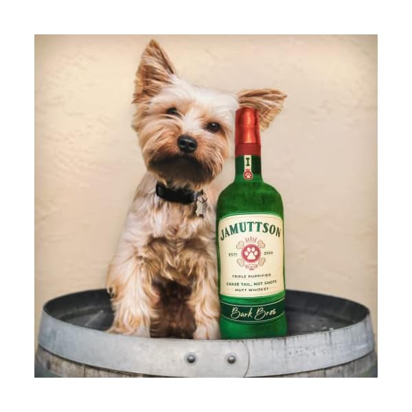 Bark Bros – Jamuttson Dog Toy – Plush Squeaky Dog Toys Funny Drink Parody – Alcohol Dog Toy – Dog Birthday Toy – Cute Dog Toys – Whiskey Dog Toy – Puppy Gifts – Puppy Stuff – Dog Stuff (Large) Bark Bros – Jamuttson Dog Toy – Plush Squeaky Dog Toys Funny Drink Parody – Alcohol Dog Toy – Dog Birthday Toy – Cute Dog Toys – Whiskey Dog Toy – Puppy Gifts – Puppy Stuff – Dog Stuff (Large)