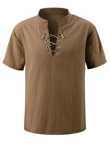 Disfraz Medieval Niño Viking Pirata Renacentista Camisa miniatura 1