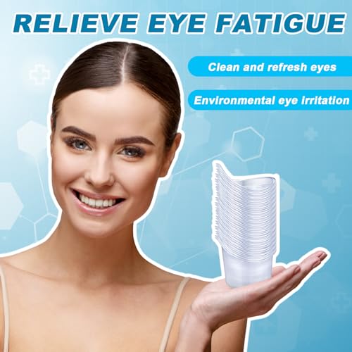 200 Pcs 5ml Eye Wash Cup Disposable Eye Wash Cups Plastic Measuring Cup Portable Cleaning Cups for Rinse and Flush