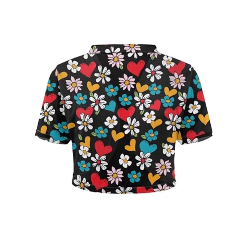 Image of Womens Short Sleeve Bolero Shrug Open Front Knit Cropped Cardigan Shoulder Cover for Dress Cute Casual Knit Cover Up