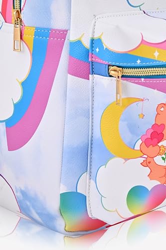 Image of Fast Forward Unisex Large Care Bears Backpack - PU Leather, Cute Design, Women, Men, Accessories