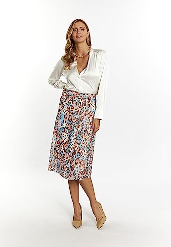 Jupe avec imprimé léopard multicolore COBIE taille L vêtement tendance - 2