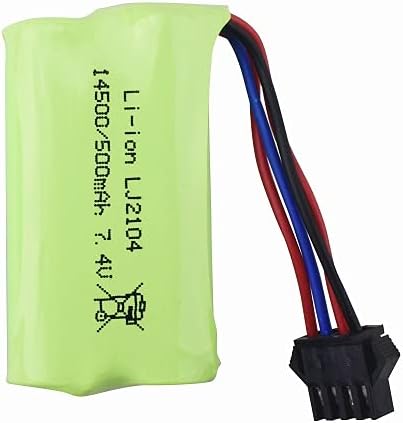 Miniatura 5 de 2 unids 7.4 V 500 mAh batería de litio para EC16 control remoto Off Road piezas de batería de litio del coche