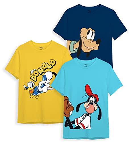 minicult Disney Mickey Mouse Regular Fit Character Printed Tshirt...