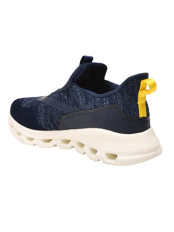 Image of Impakto Air Bounce Walking Shoes | Lightweight & Breathable Casual Shoes | Soft Cushioned Insole | Anti Skid Hexagonal Sole | Stylish Slip-in Fit System Shoes | Ideal for Walking, Gym & Casual Outing