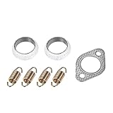 X AUTOHAUX 1 Set Exhaust Pipe Muffler Silencer Gasket Kit for Polaris for Ranger 400 425 500 Hawkeye 400 Scrambler 500 Sportsman 400 450 500 Worker 500 Replaces 3085075 5243518 7041804