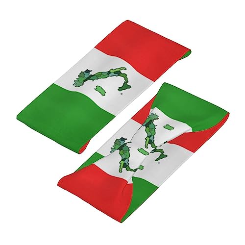 Image of Cute Flag Headbands Women Men Flag Sweatband Sports Headband for Running, Cycling, Yoga Gym, Working Out