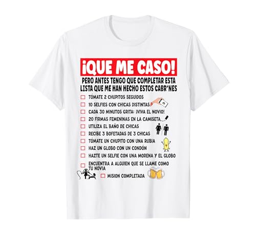 Despedida de solteiro disfarce - lista petição casamento noivo t-shirt
