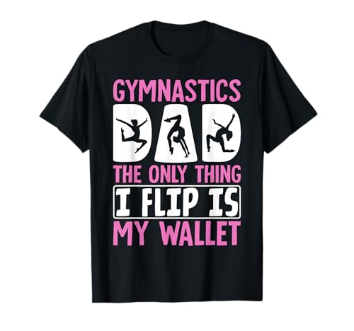 Gimnasia Papá Divertido Gimnasia Cartwheel Aeróbico Papá Camiseta