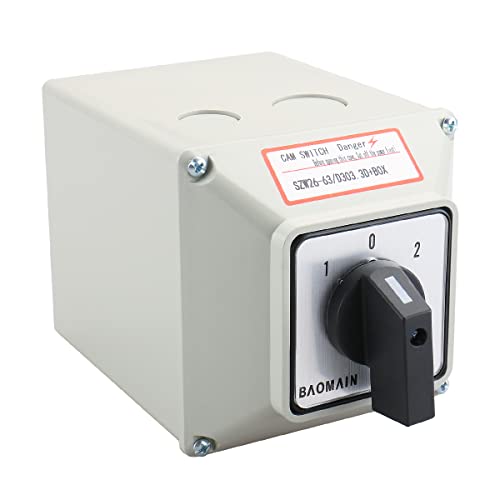 Commutateur rotatif universel 63A à 3 positions pour haute tension