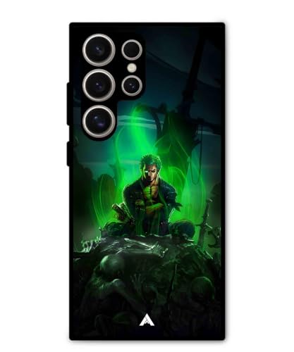 Image of Premium Anime 1 Case for Samsung Galaxy S24 Ultra (Glossy Finish) Soft-Touch Metal TPU Back Cover, Shockproof, Designer, Aesthetic Mobile Phone Case