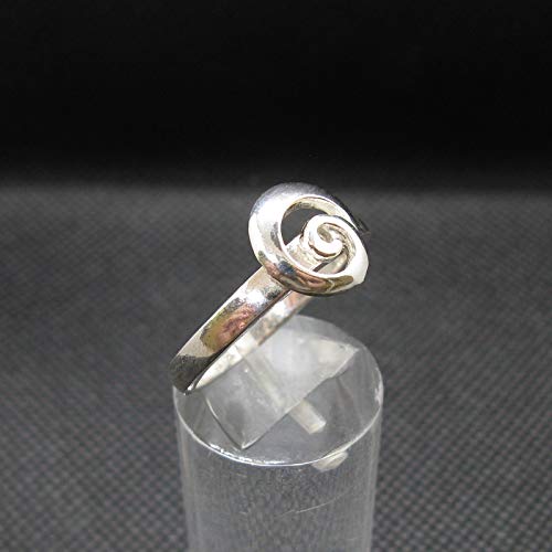 Bague en argent spirale solide 925 Empress R002015 - 7